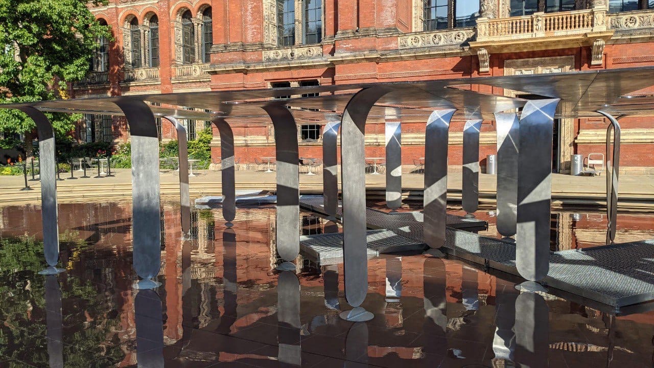 En+ Group, V&A and Nebbia Works unveil stunning aluminium pavilion to raise climate awareness at the London Design Festival ahead of COP26